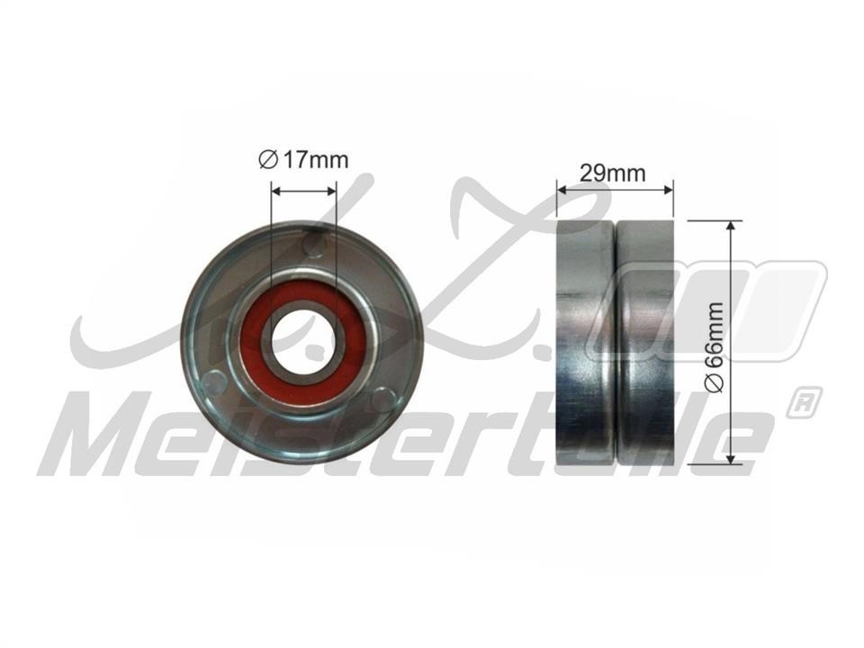 A.Z. Meisterteile AZMT-20-031-1399 Deflection/guide pulley, v-ribbed belt AZMT200311399