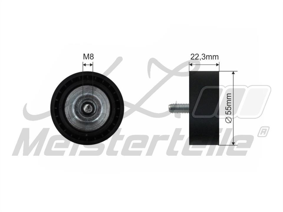 A.Z. Meisterteile AZMT-20-031-1426 Deflection/guide pulley, v-ribbed belt AZMT200311426