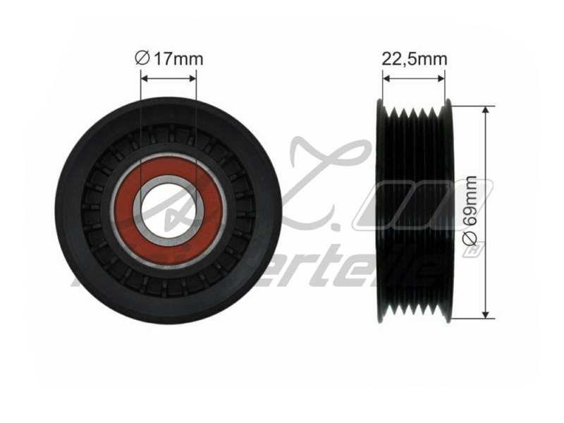 A.Z. Meisterteile AZMT-20-031-2084 Tensioner pulley, v-ribbed belt AZMT200312084