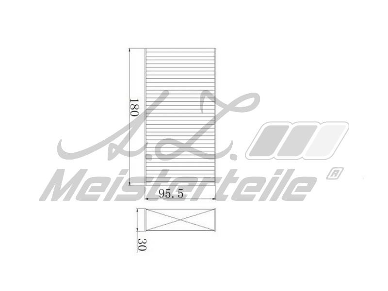 A.Z. Meisterteile AZMT-41-010-1593 Filter, interior air AZMT410101593