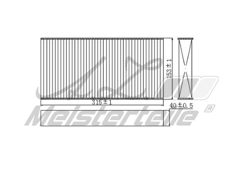 Filter, interior air A.Z. Meisterteile AZMT-41-010-1668