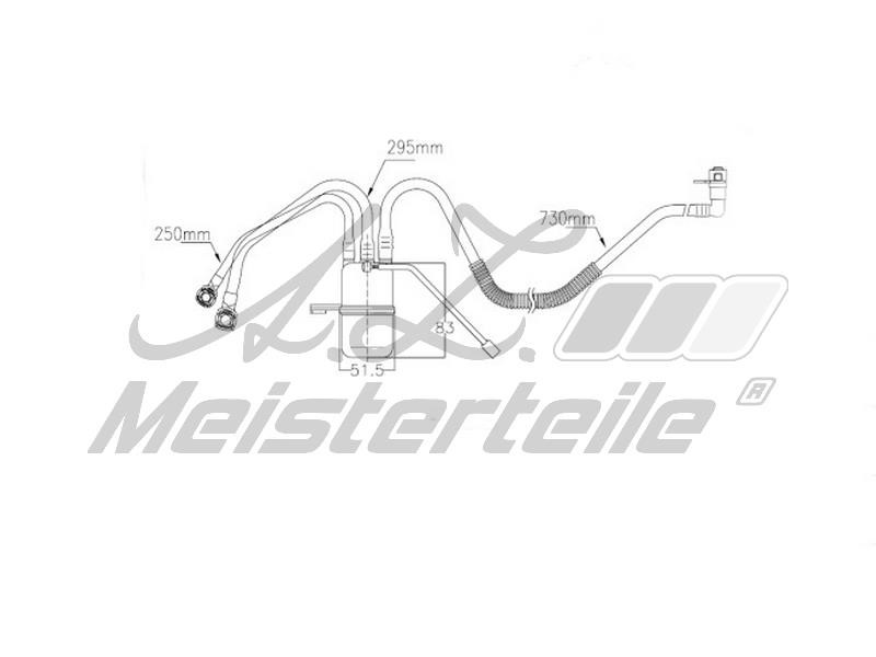 A.Z. Meisterteile AZMT-41-020-1462 Fuel filter AZMT410201462