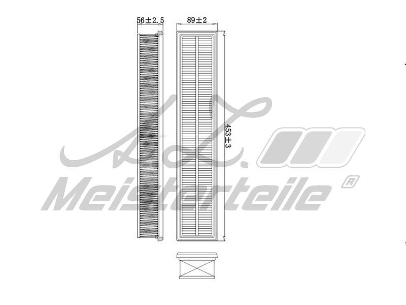A.Z. Meisterteile AZMT-41-030-1956 Air filter AZMT410301956