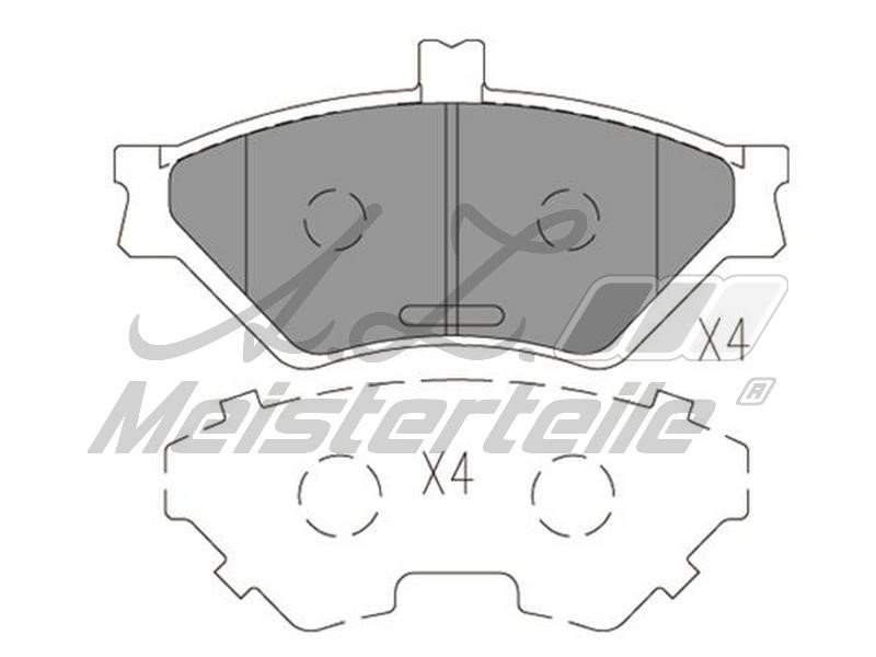 A.Z. Meisterteile AZMT-44-022-2459 Brake Pad Set, disc brake AZMT440222459