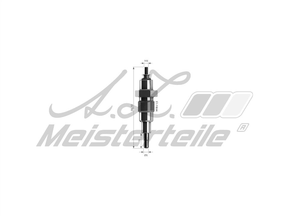 A.Z. Meisterteile AZMT-49-040-1046 Glow plug AZMT490401046