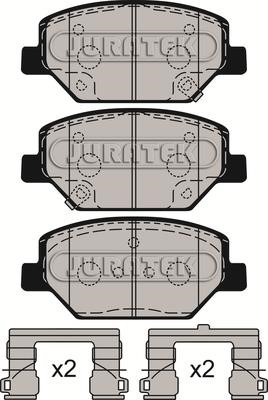 Juratek JCP8159 Brake Pad Set, disc brake JCP8159
