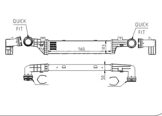 605785 Hart Intercooler, charger