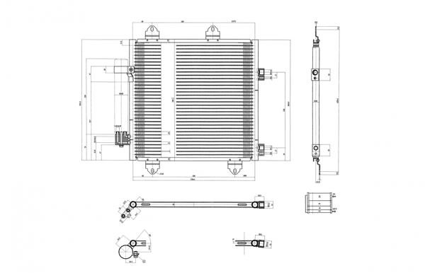 Hart 611 418 Condenser, air conditioning 611418