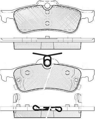 FiT FP1083 Brake Pad Set, disc brake FP1083