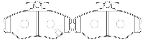 FiT FP1137 Brake Pad Set, disc brake FP1137