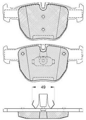 FiT FP0992 Brake Pad Set, disc brake FP0992