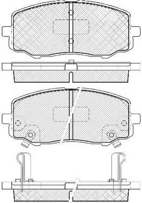 FiT FP1010 Brake Pad Set, disc brake FP1010