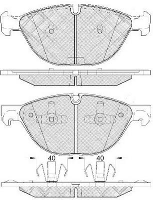 FiT FP1381 Brake Pad Set, disc brake FP1381