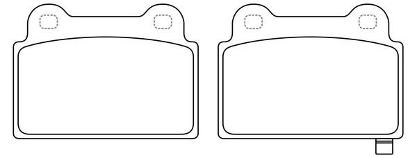 FiT FP1368 Brake Pad Set, disc brake FP1368