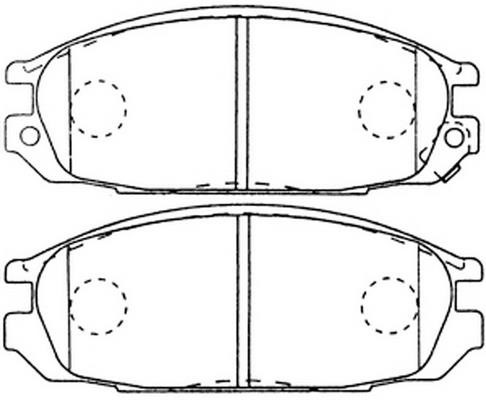 FiT FP2115 Brake Pad Set, disc brake FP2115