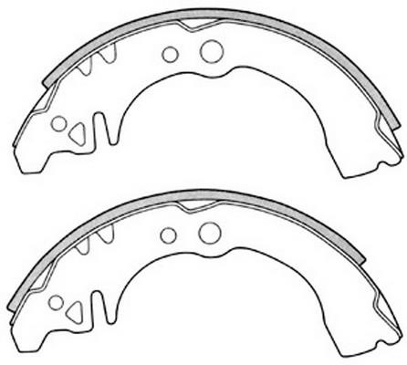 FiT FT0624 Brake shoe set FT0624