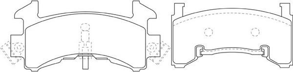 FiT FP0154 Brake Pad Set, disc brake FP0154