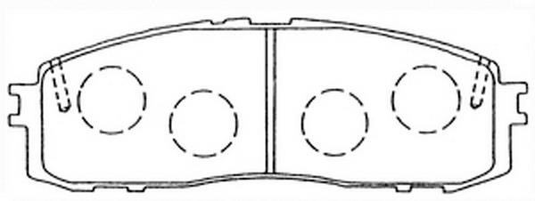 FiT FP0304 Brake Pad Set, disc brake FP0304