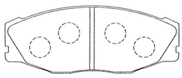 FiT FP0604 Brake Pad Set, disc brake FP0604