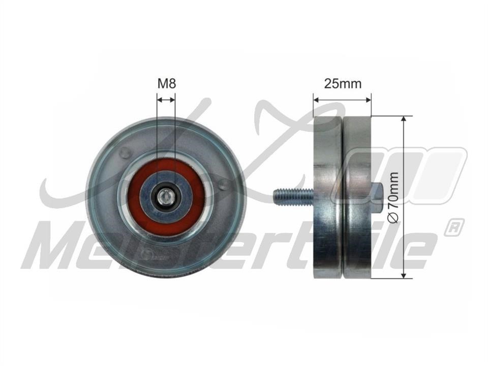 A.Z. Meisterteile AZMT-20-031-1006 Deflection/guide pulley, v-ribbed belt AZMT200311006