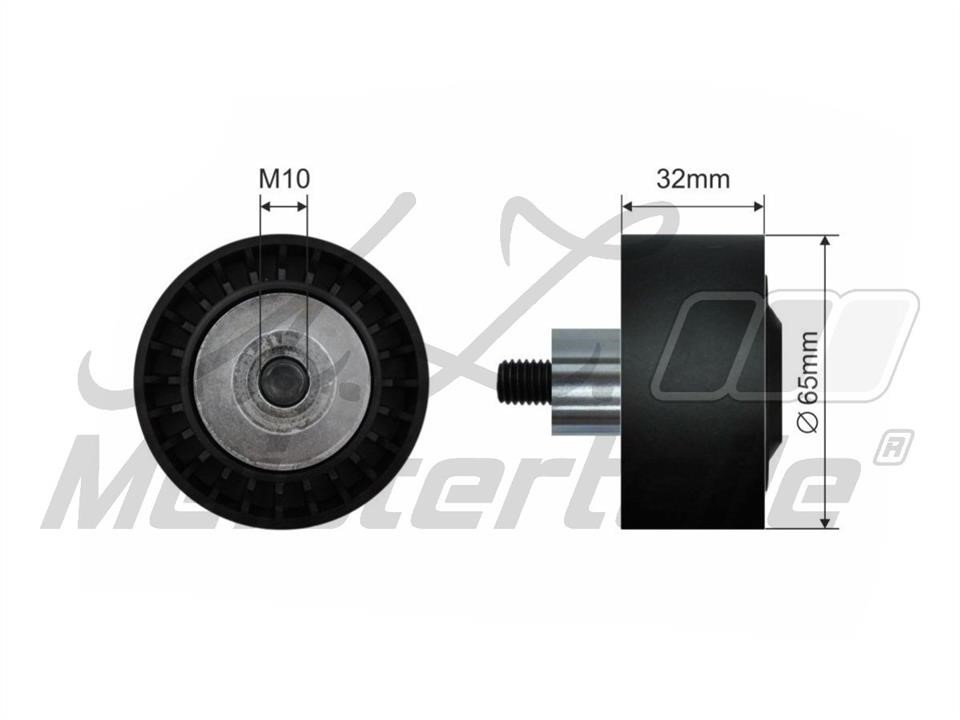 A.Z. Meisterteile AZMT-20-031-1441 Deflection/guide pulley, v-ribbed belt AZMT200311441