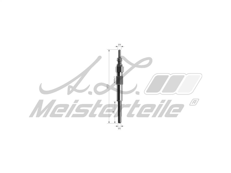 A.Z. Meisterteile AZMT-49-040-1019 Glow plug AZMT490401019