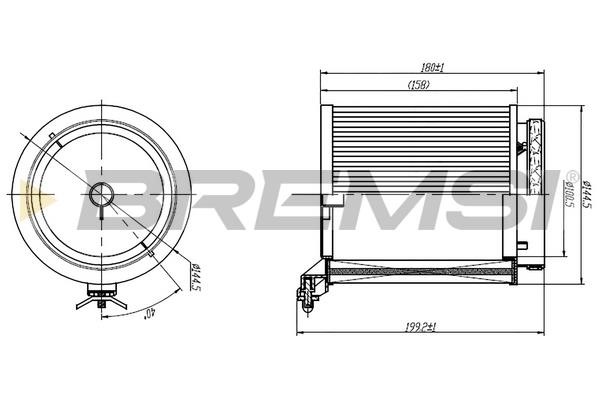 Bremsi FC1950 Filter, interior air FC1950