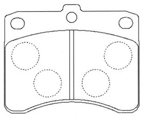 FiT FP6160 Brake Pad Set, disc brake FP6160