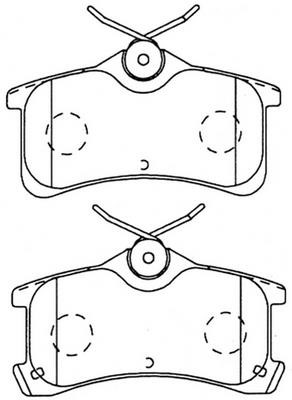 FiT FP1044 Brake Pad Set, disc brake FP1044