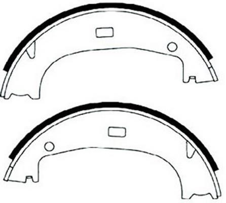 FiT FT2040 Parking brake shoes FT2040