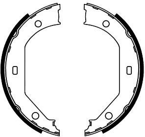 FiT FT2051 Parking brake shoes FT2051