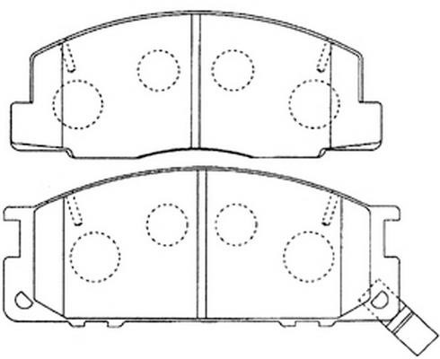 FiT FP0355 Brake Pad Set, disc brake FP0355