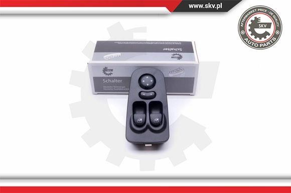 Power window switch Lancia Ypsilon: 37SKV156 Esen SKV Window regulator button block