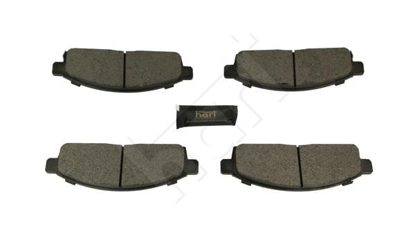 Hart 260 766 Brake Pad Set, disc brake 260766