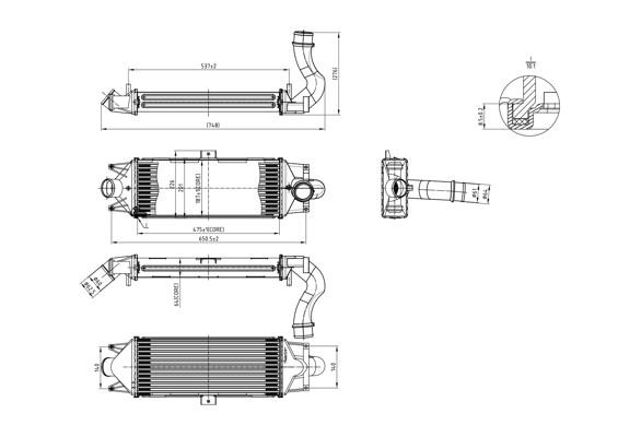 Intercooler charger Iveco Daily: 619305 Hart Intercooler, charger