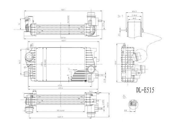 Turbocharger intercooler Opel Meriva: 624069 Hart Intercooler, charger