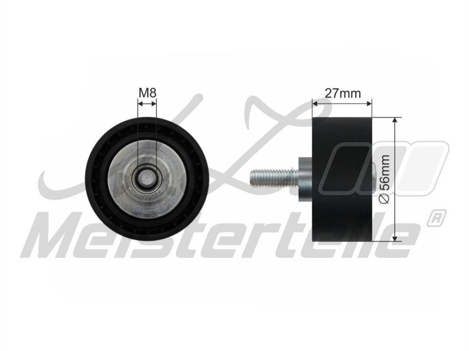 A.Z. Meisterteile AZMT-20-031-1168 Deflection/guide pulley, v-ribbed belt AZMT200311168