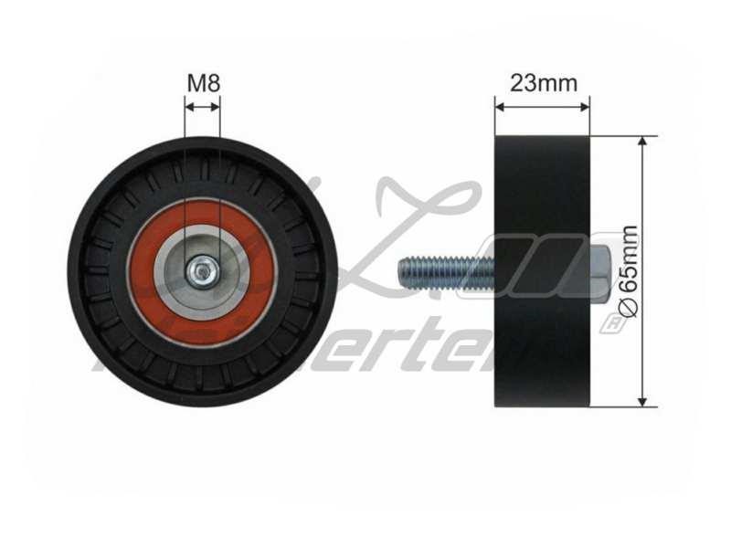 A.Z. Meisterteile AZMT-20-031-2081 Deflection/guide pulley, v-ribbed belt AZMT200312081