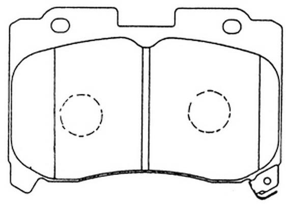 FiT FP0629 Brake Pad Set, disc brake FP0629