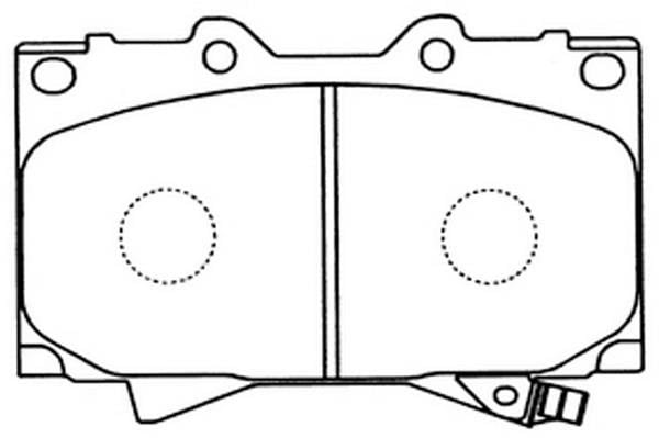 FiT FP0772 Brake Pad Set, disc brake FP0772