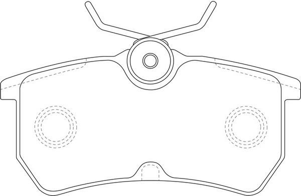 FiT FP0886 Brake Pad Set, disc brake FP0886