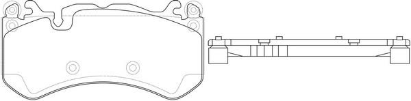 FiT FP1247 Brake Pad Set, disc brake FP1247