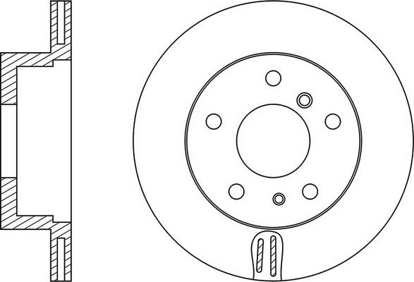 FiT FR0143V Front brake disc ventilated FR0143V