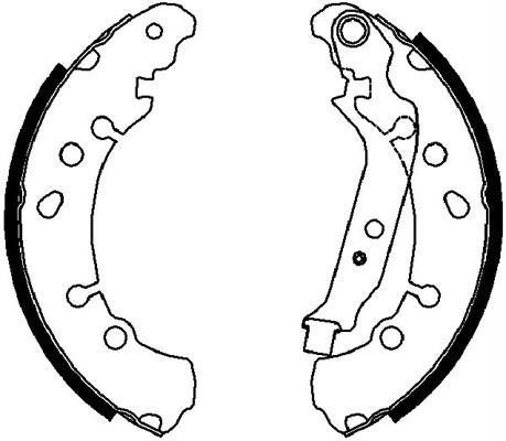 FiT FT1083 Brake shoe set FT1083