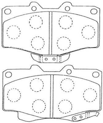 FiT FP0436 Brake Pad Set, disc brake FP0436