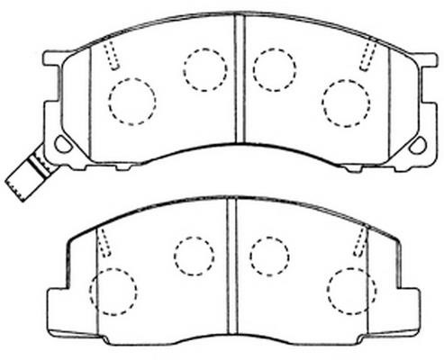 FiT FP0500 Brake Pad Set, disc brake FP0500