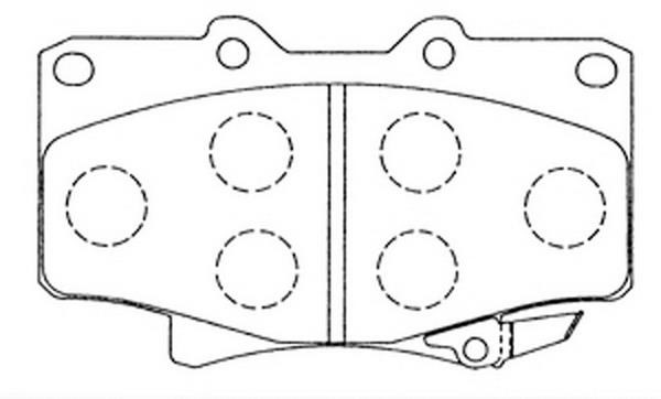 FiT FP0502 Brake Pad Set, disc brake FP0502