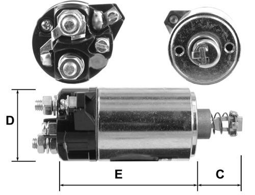 General Motors E3658 Solenoid switch, starter E3658