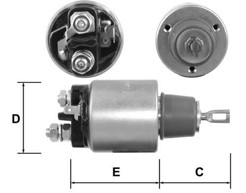 General Motors E3705 Solenoid switch, starter E3705