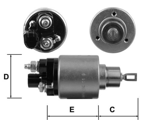 General Motors E3698 Solenoid switch, starter E3698